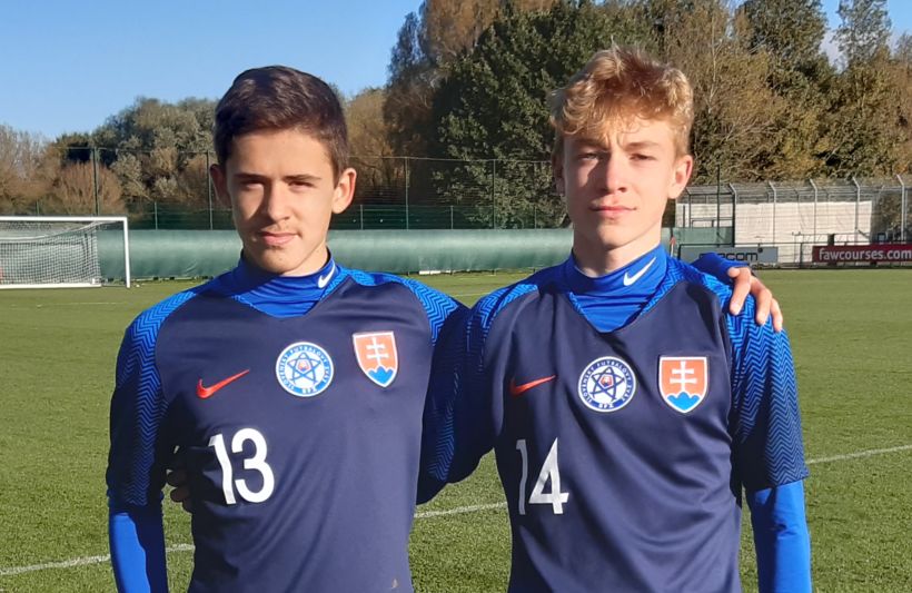 Reprezentačné premiéry Sagana a Ďurdíka v tíme Slovensko U15 vo Walese