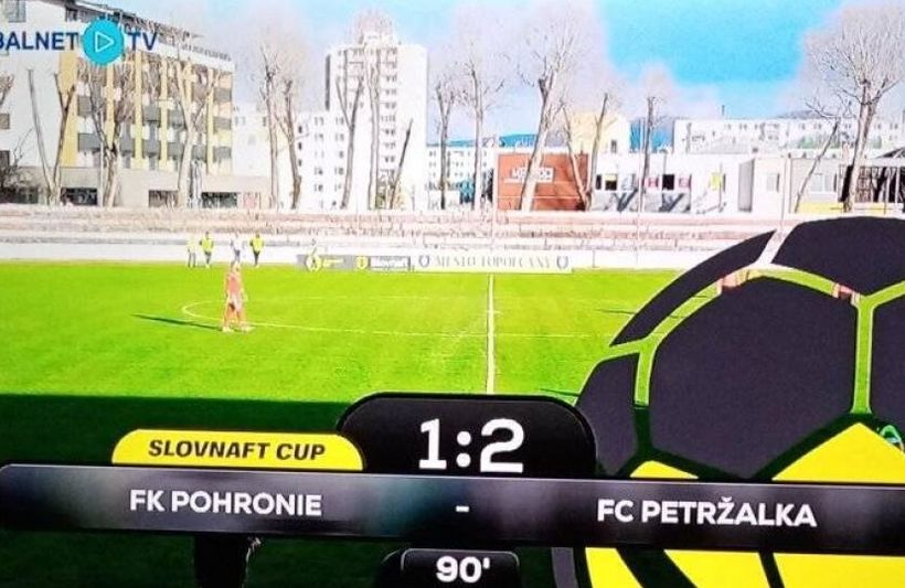 Petržalka po výhre 2:1 nad FK Pohronie vo štvrťfinále Slovnaft Cupu